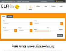 Tablet Screenshot of immobilier-pontarlier.com